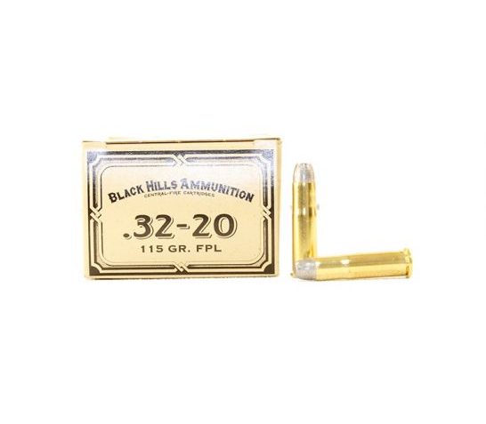 COWBOY ACTION AMMO 32-20 WINCHESTER 115GR LEAD FLAT POINT – 32-20 Winchester 115gr FPL 50/Box