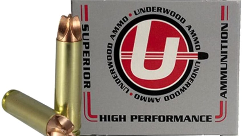 Underwood Ammo .450 Bushmaster 220 Grain Solid Monolithic Nickel Plated Brass Cased Rifle Ammo, 20 Rounds, 904