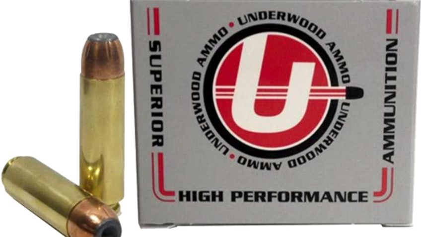 Underwood Ammo 50 Beowulf 325 Grain Jacketed Hollow Point Brass Cased Rifle Ammo, 20 Rounds, 517