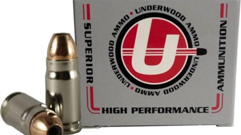 Underwood Ammo .357 Sig 115 Grain Jacketed Hollow Point Nickel Plated Brass Cased Pistol Ammo, 20 Rounds, 118