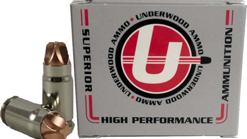 Underwood Ammo .357 Sig 65 Grain Solid Monolithic Nickel Plated Brass Cased Pistol Ammo, 20 Rounds, 855