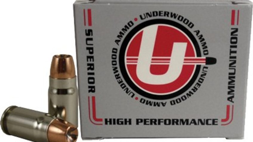 Underwood Ammo .357 Sig 125 Grain Bonded Jacketed Hollow Point Nickel Plated Brass Cased Pistol Ammo, 20 Rounds, 149
