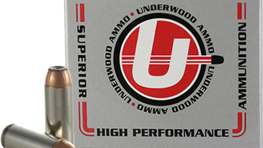 Underwood Ammo .50 Action Express 325 Grain Jacketed Hollow Point Nickel Plated Brass Cased Pistol Ammo, 20 Rounds, 515