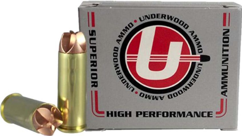 Underwood Ammo .41 Remington Magnum 150 Grain Solid Monolithic Nickel Plated Brass Cased Pistol Ammo, 20 Rounds, 901