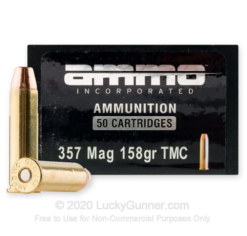 357 Mag – 158 Grain TMJ – Ammo Inc. – 1000 Rounds