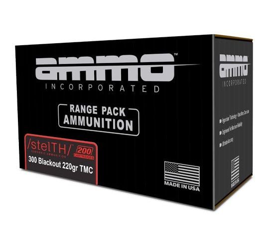 Ammo Inc StelTH 300 Blackout Ammo 220gr Subsonic TMC 200rds