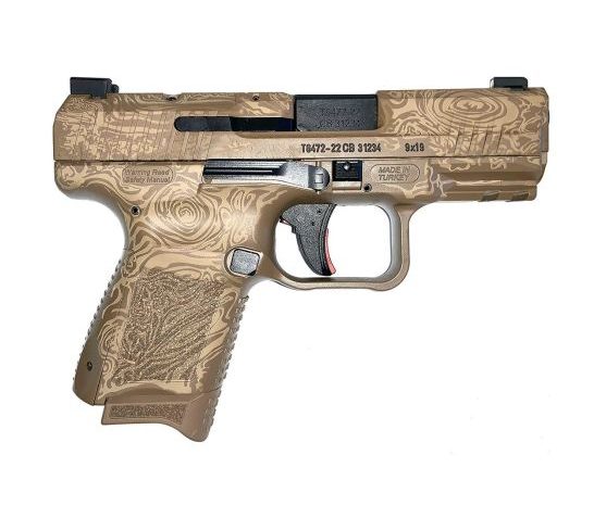 Canik TP9 Elite SC 9mm Pistol 3.6" 15rd, Damascus Tan – HG5610DT-N