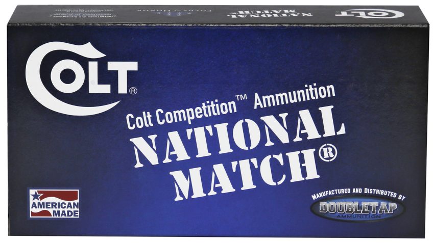 Colt National Match 308 Win 155 Grain DoubleTap 20 Round Box