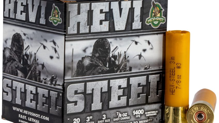 Hevi-Shot Hevi-Steel 20 Gauge 3in #3 7/8oz Waterfowl Shotshells – 25 Rounds