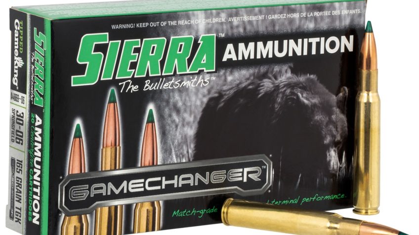Sierra GameChanger, .30-06 Springfield, 165 grain, Sierra Tipped GameKing, Brass, Centerfire Rifle Ammo, 20, A4669-06