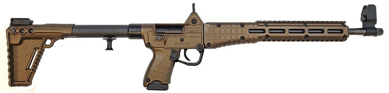 Kel-Tec Sub-2000 Glock 19 9mm Luger 16.2in Midnight Bronze Semi Automatic Modern Sporting Rifle – 15+1 Rounds