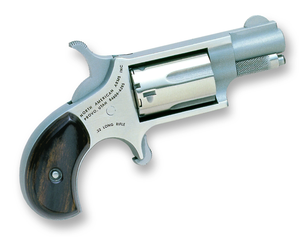 North American Arms 22 Long Rifle 1.1in Stainless Steel Revolver – 5 Rounds