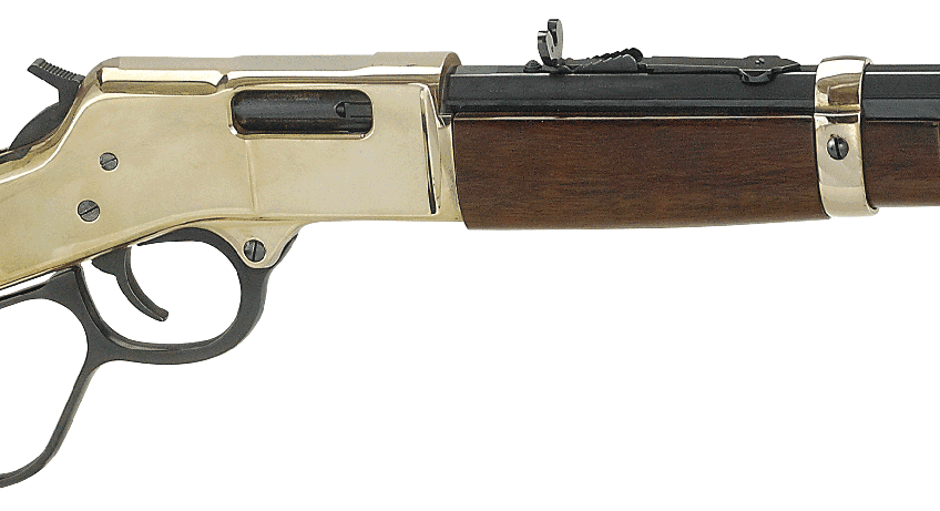 Henry H006ML Mare's Leg Pistol Lever 44 Rem Mag 12.90" 5 American Walnut Brass Receiver/Blued Barrel
