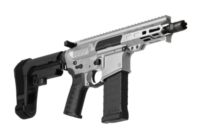 CMMG Banshee Mk4 AR Pistol, Semi-automatic, 5.7x28mm, 5″ Barrel, Titanium, 32+1 Rounds