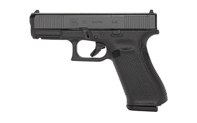 Glock 45 M.O.S. 9mm Pistol, 4.02" Barrel, Fixed Sights, Black – G4517MOSAUT