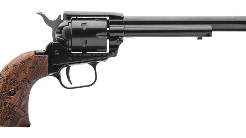 Heritage Rough Rider .22 LR 6.50" 6rd Blued/Wood Rimfire Revolver