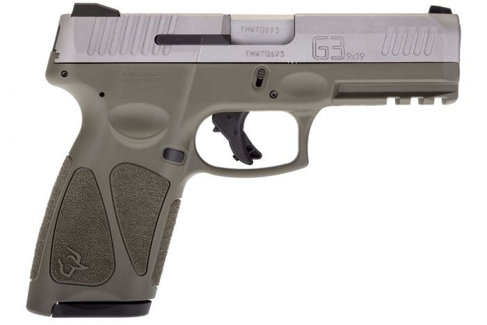 Taurus G3 OD Green / Stainless 9mm 4" Barrel 17-Rounds