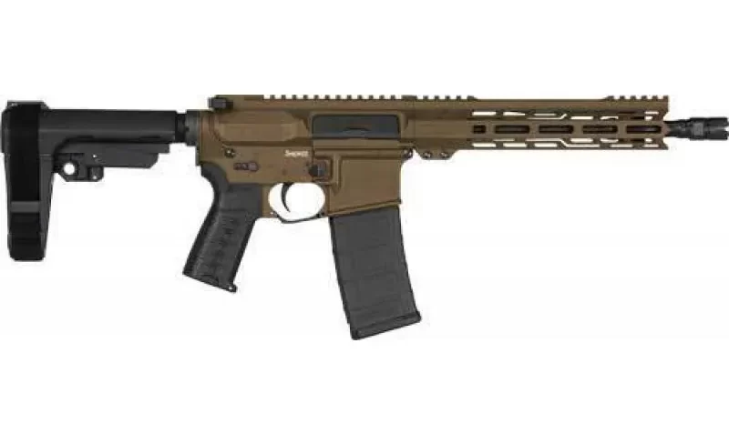 CMMG Banshee Mk4 5.5mm AR Pistol with 10.5 Inch Barrel and Midnight Bronze Cerakote Finish