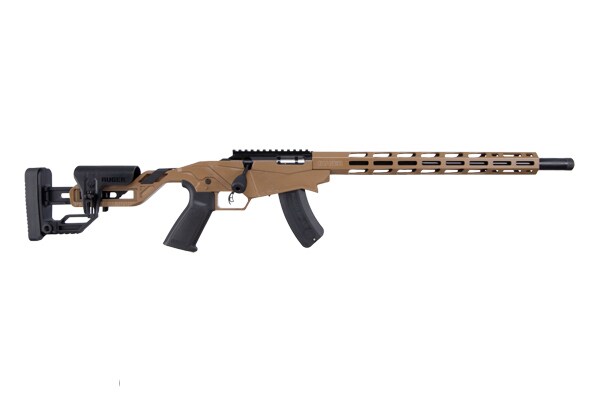 Ruger Precision Black Bolt Action Rifle – 22 WMR (22 Mag) – 18in