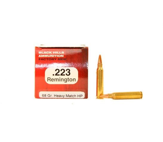 223 REMINGTON 68GR HEAVY MATCH HOLLOW POINT AMMO – 223 Remington 68gr Heavy Match HP 50/Box