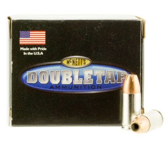 DoubleTap Ammunition 9MM165EQ Defense 9mm Luger +P 165 gr 995 fps Jacketed Hollow Point (JHP) 20 Rounds