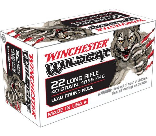 Winchester Wildcat .22 LR 40gr Lead Round Nose 50
