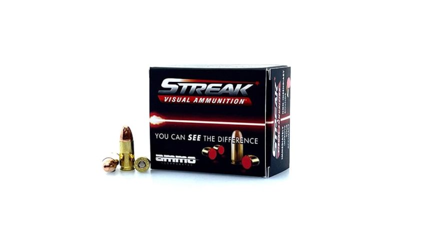 Ammo Inc. – Streak – Red – 9mm – 115 Grain – FMJ – 200 Rounds