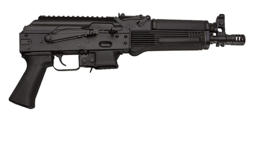 Kalashnikov KP-9 9mm, 9.3" Barrel, Handguard, Rear QD, Top-Front Rails, Black Stock, 2x10rd Mags