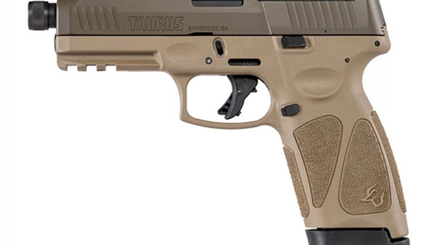Taurus G3 9mm 4.5″ Tan/ P. Brn TORO Tactical Pistol w/(2)10rd Mags 1-G3P941-TAC10