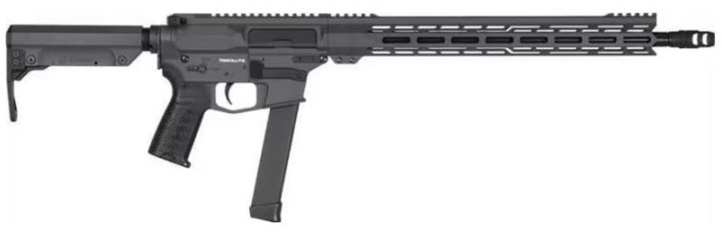 CMMG Resolute MkGs PCC, Semi-auto, 9mm, 16.1″ Barrel, Sniper Gray, 33+1 Rds., Accepts Glock Mags
