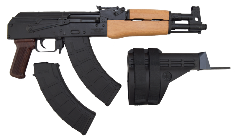 Century Arms HG1916C-N Draco Pistol 7.62X39 12.15-inch 30Rd W/Stabilizing Brace