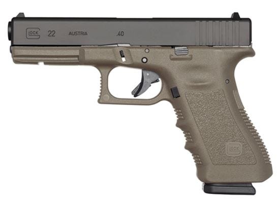Glock 22 ODG 40 S&W 4.49" Barrel 10-Rounds Fixed Sights