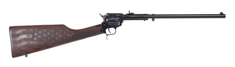 Heritage Firearms Rough Rider Rancher Carbine American Flag Walnut / Black .22 LR 16.125" Barrel 6-Rounds