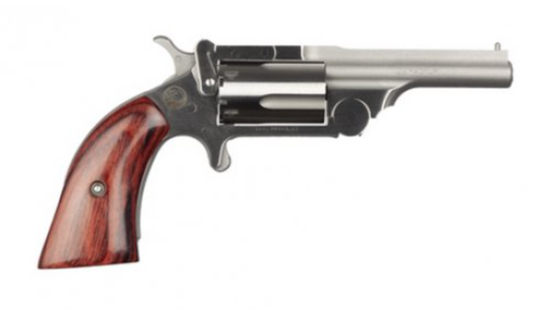 North American Arms 22MRC250 Ranger II 22 LR,22 Mag 5rd 2.50" Overall Stainless Steel with Rosewood Boot Grip