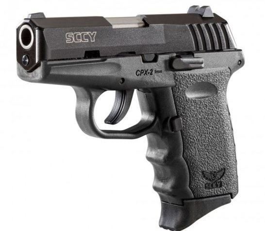 SCCY CPX-2, Semi-automatic, 9mm, 3.1″ Barrel, Black Nitride Finish, 10 Round Capacity