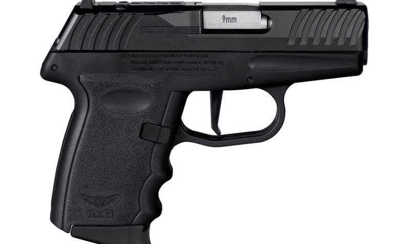 SCCY Industries DVG-1 Striker Fire Pistol, 9mm 3.10″, Black Finish, 10 Rds