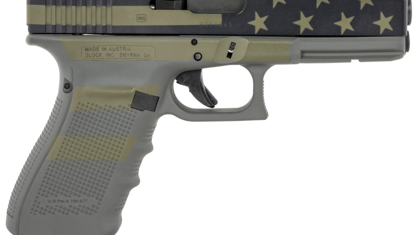 Glock G20 Gen4 10mm, 4.61" Barrel, Operator Flag Cerakote, Safe Action Trigger, 15rd