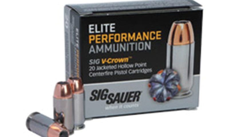 Sig Sauer Ammo 10mm 200gr Elite V-Crown JHP 20/Box E10MM200-20