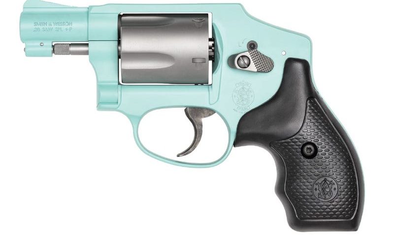 Smith & Wesson 642 Robins Egg Blue .38 Special 1.875" Barrel 5-Rounds