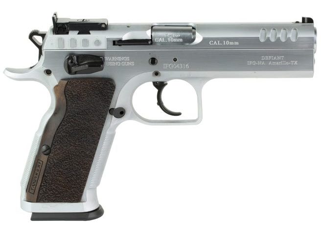 Tanfoglio Stock II Stainless 10mm 4.45" Barrel 13-Rounds