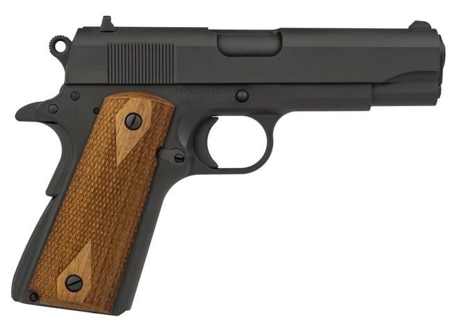 TISAS 1911A1 9MM 4.25" 2 9RD BLACK/WOOD TANK COMMANDER