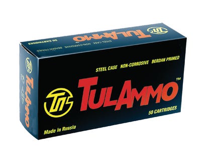 TulAmmo Handgun Ammunition 9×18 Makarov 92gr FMJ 1000/ct, TA918092C