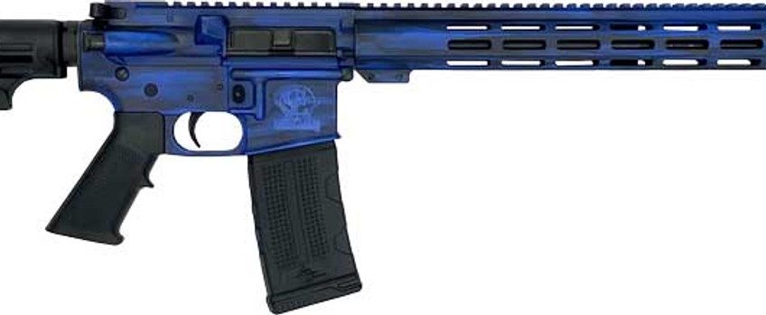 GLFA Gl-15 RIA 223 Wylde, 16" Barrel, Battleworn Royal Blue/Nitride, 30rd