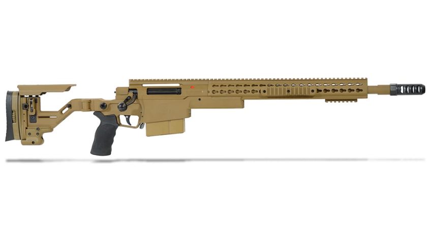 Accuracy International AXSR Folding Rifle .338 Lapua Mag Dark Earth 20″ 3/4″-24 w/Brake SR38L20MDE