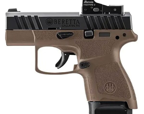 Beretta APX A1 Carry RDO 9mm 2.9″ Bbl FDE Semi-Auto Pistol w/(1) 8rd Extended Mag & Burris FastFire 3 JAXN9258A1CO