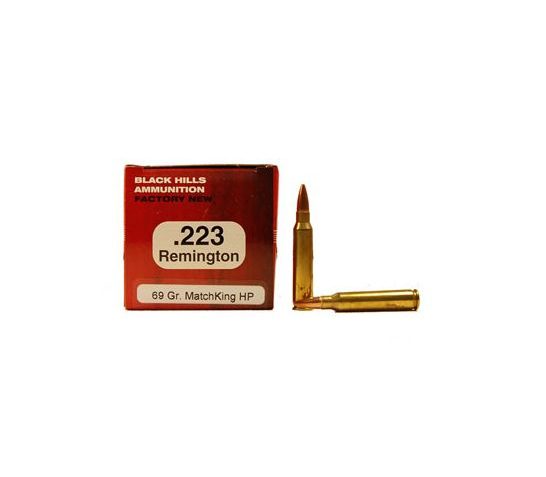 223 REMINGTON 69GR MATCHKING AMMO – 223 Remington 69gr MatchKing 50/Box