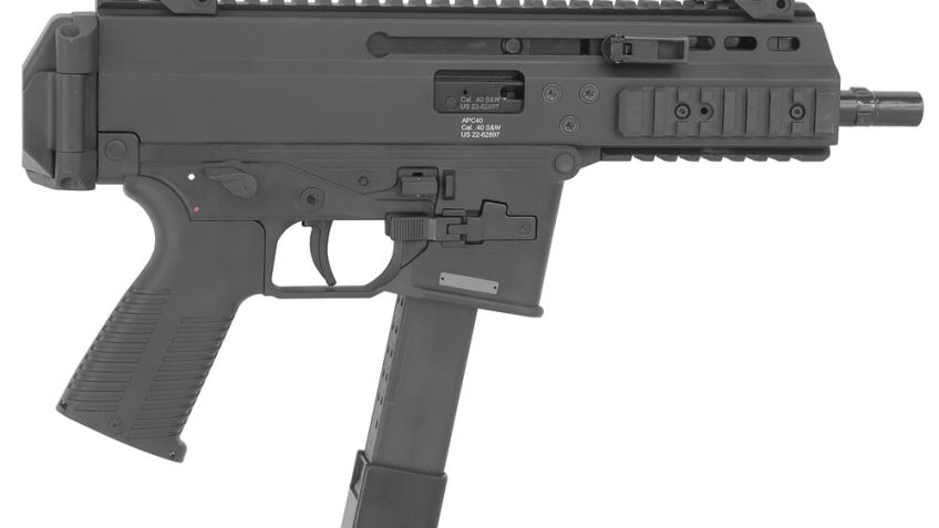 B&T APC40PRO .40 S&W Pistol w/Glock Lower (1) 33rd Glock Mag & Tri-Lug Adapter BT-36040