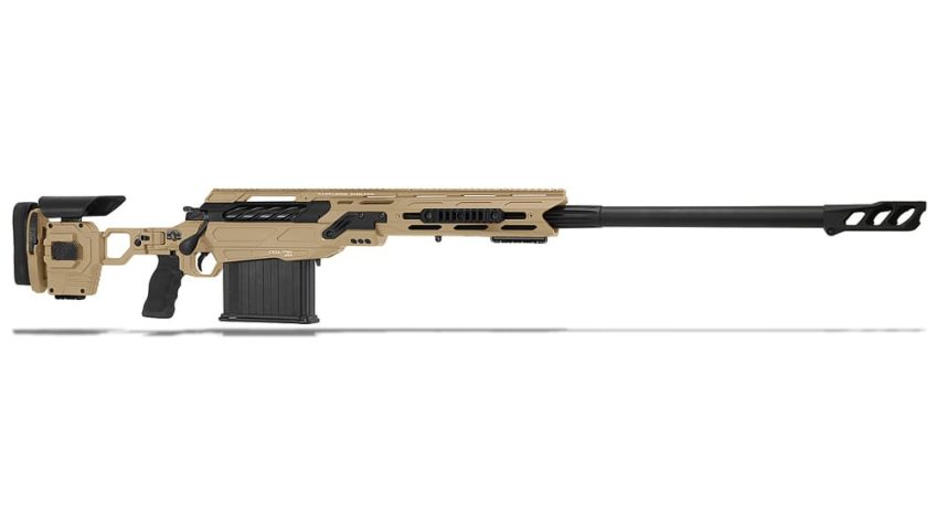 Cadex Defense CDX-50 TREMOR .50 BMG 29″ 1:15″ Bbl Hybrid Tan/Blk Rifle w/MX1 MB CDX50-DUAL-50-29-BR40-D2J5N-HTB