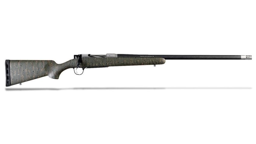 Christensen Arms Ridgeline 30 Nosler Green W/ Black and Tan Webbing Rifle CA10299-P15413