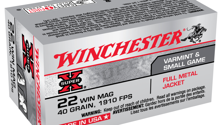 Winchester Super-X 22 WIN MAG Rimfire Ammo – 50 Rounds